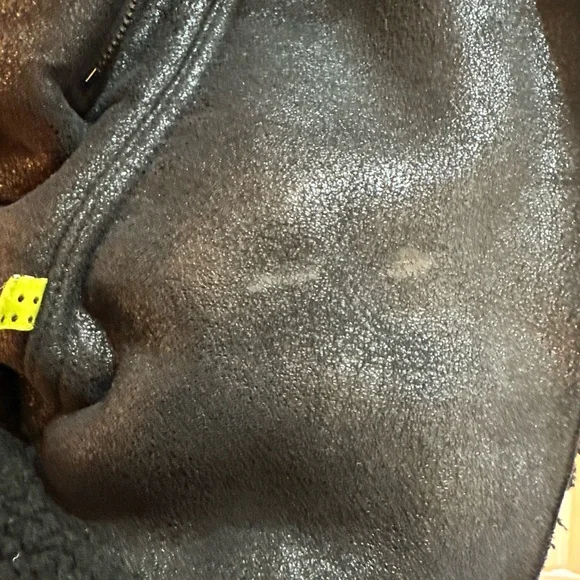 Soya & Kyo Black Faux Shearling Moto Jacket - Size XS - Picture 9 of 9